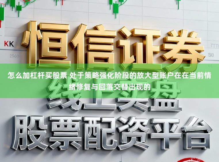 怎么加杠杆买股票 处于策略强化阶段的放大型账户在在当前情绪修复与回落交替出现的