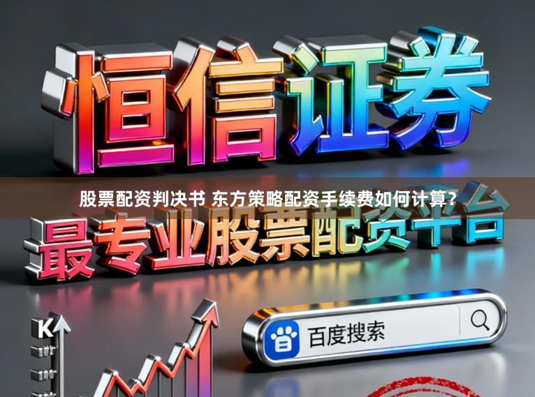 股票配资判决书 东方策略配资手续费如何计算？